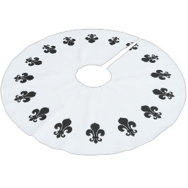 （紋章の）フラ・ダ・リ ブラッシュドポリエステルツリースカート