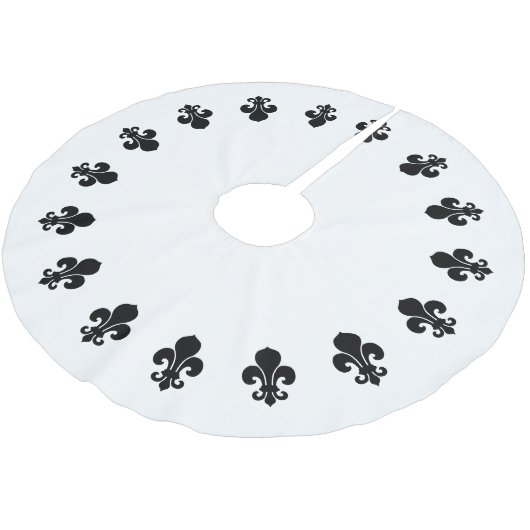 （紋章の）フラ・ダ・リ ブラッシュドポリエステルツリースカート (アングル)