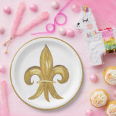 （紋章の）フラ・ダ・リ ペーパープレート (パーティー)