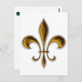 (紋章の)フラ・ダ・リ ポストカード (正面/裏面)