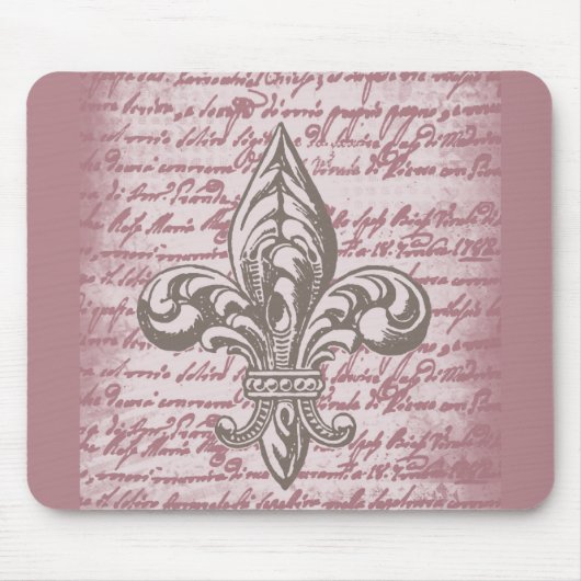 (紋章の)フラ・ダ・リ マウスパッド (正面)