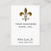 （紋章の）フラ・ダ・リ 名刺 (正面)