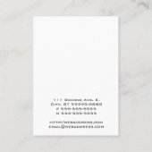 (紋章の)フラ・ダ・リ 名刺 (裏面)