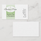 （紋章の）フラ・ダ・リ 名刺 (正面/裏面)