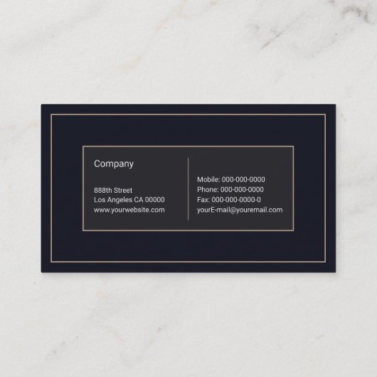 （紋章の）フラ・ダ・リ 名刺 (裏面)