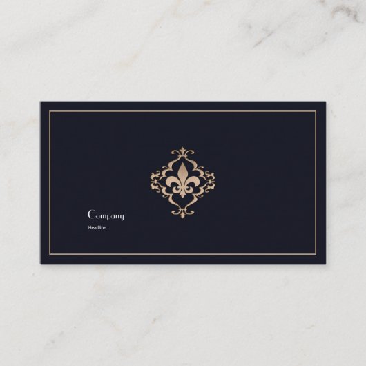 （紋章の）フラ・ダ・リ 名刺 (正面)