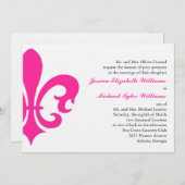 （紋章の）フラ・ダ・リ 招待状 (正面/裏面)