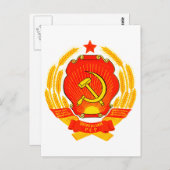 紋章ウクライナ公式の紋章ロゴ ポストカード (正面/裏面)