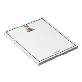 紋章キャメルパームツリーカラーコートオブアームズ ノートパッド (アングル)