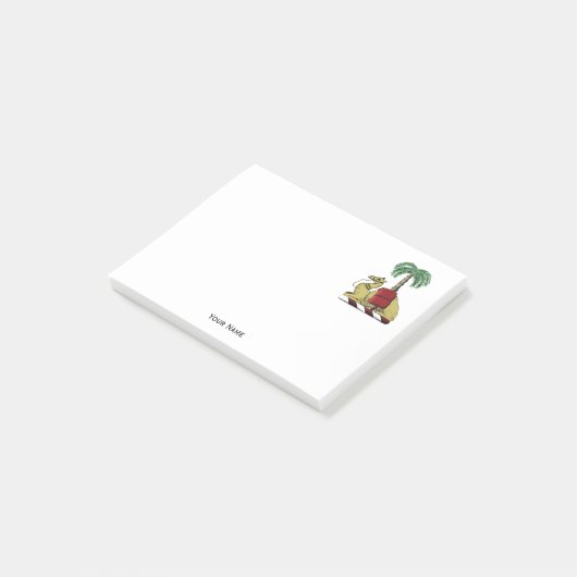 紋章キャメルパームツリーカラーコートオブアームズ ポストイット (アングル)