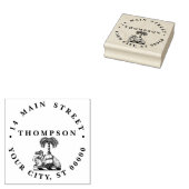 紋章キャメルパームツリーカラーコートオブアームズ ラバースタンプ (押印)