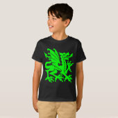 紋章ドラゴン01 – 緑 Tシャツ (正面フル)