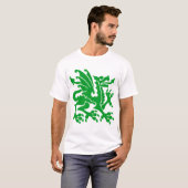 紋章ドラゴン01 – 草の緑 Tシャツ (正面フル)