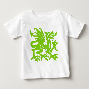 紋章ドラゴン01 - Martian Green ベビーTシャツ
