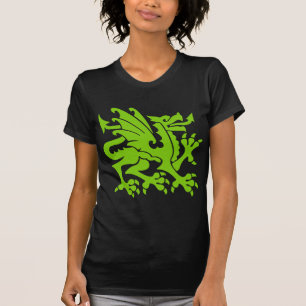 紋章ドラゴン01 - Martian Green Tシャツ