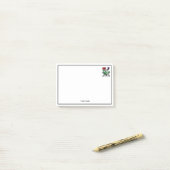紋章バラ&ティスルコートオブアームズクレストカラー ポストイット (デスク上)