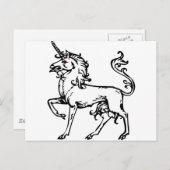 紋章ユニコーン ポストカード (正面/裏面)