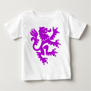 紋章ライオン01 – 紫 ベビーTシャツ