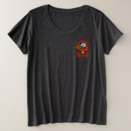 紋章付きクラン・ガルブレイス女子Tシャツ プラスサイズTシャツ