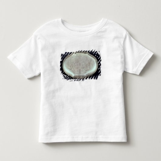 紋章付き外衣との箱のエンボス、c.1820をかぎたばこを吸って下さい トドラーTシャツ (正面)