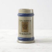 紋章付き外衣を持つRickardの一族ステイン ビールジョッキ (中央)
