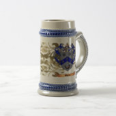 紋章付き外衣を燃やします ビールジョッキ (正面右)