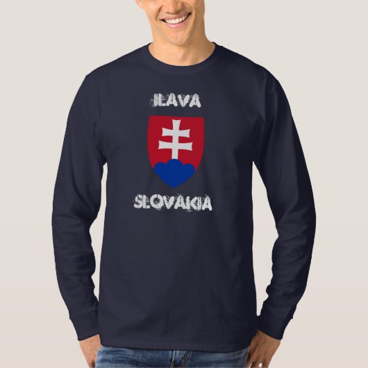 紋章入りのスロバキアのイラヴァ Tシャツ (正面)
