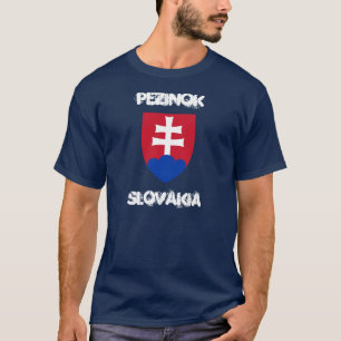 紋章入りのスロバキアのペジノク Tシャツ