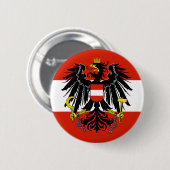 紋章入りオーストリア国旗 缶バッジ (正面&裏面)