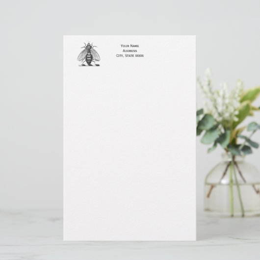 紋章名門私立校風のの紋章の紋章の紋章ヴィンテージビーコート 便箋 (スタンド正面)