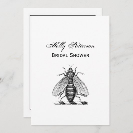 紋章名門私立校風のの紋章の紋章の紋章ヴィンテージビーコート 招待状 (正面/裏面)