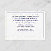 紋章名門私立校風のの紋章の紋章の青いパイナップルコート 名刺 (裏面)