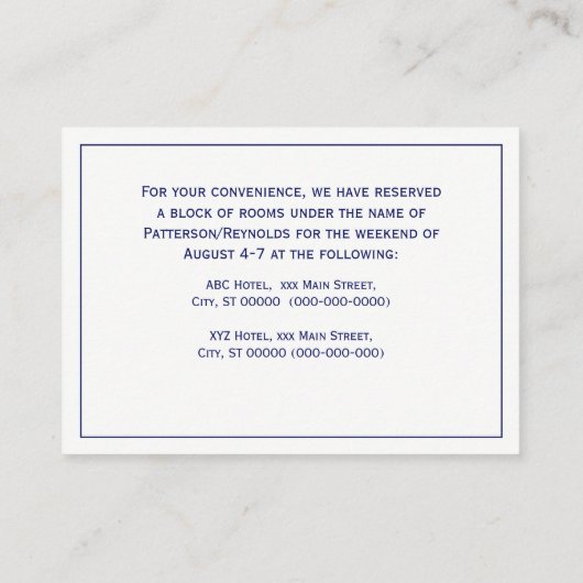 紋章名門私立校風のの紋章の紋章の青いパイナップルコート 名刺 (裏面)