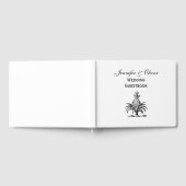 紋章名門私立校風のの紋章の紋章 ゲストブック (全面)