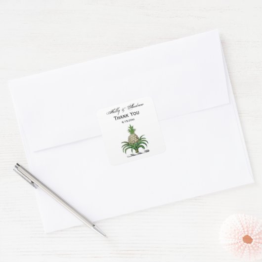 紋章名門私立校風のの紋章の紋章 スクエアシール (封筒)