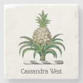 紋章名門私立校風のの紋章の紋章 ストーンコースター (正面)