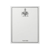 紋章名門私立校風のの紋章の紋章 ノートパッド (回転)