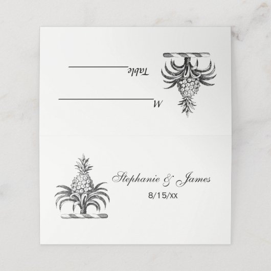 紋章名門私立校風のの紋章の紋章 プレイスカード (外部開封)