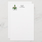 紋章名門私立校風のの紋章の紋章 便箋 (正面/裏面)