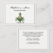 紋章名門私立校風のの紋章の紋章 名刺 (正面/裏面)