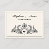 紋章名門私立校風のの紋章の紋章 名刺 (正面)