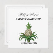 紋章名門私立校風のの紋章の紋章 招待状 (正面/裏面)