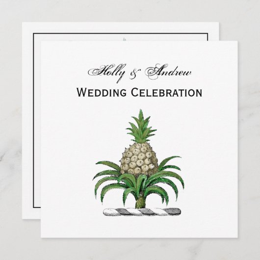 紋章名門私立校風のの紋章の紋章 招待状 (正面/裏面)