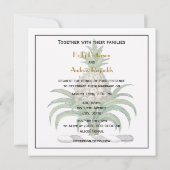 紋章名門私立校風のの紋章の紋章 招待状 (裏面)