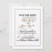 紋章名門私立校風のラクダのヤシの木のコートオブアームズ 招待状 (裏面)