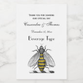 紋章名門私立校風のヴィンテージビーコートオブアームズEmblemy C フードラベル (シングルラベル)