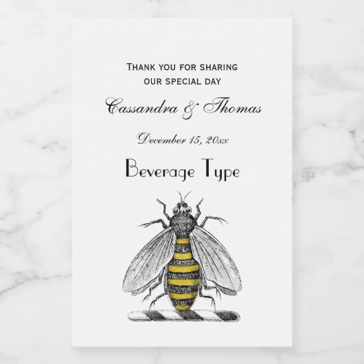 紋章名門私立校風のヴィンテージビーコートオブアームズEmblemy C フードラベル (シングルラベル)