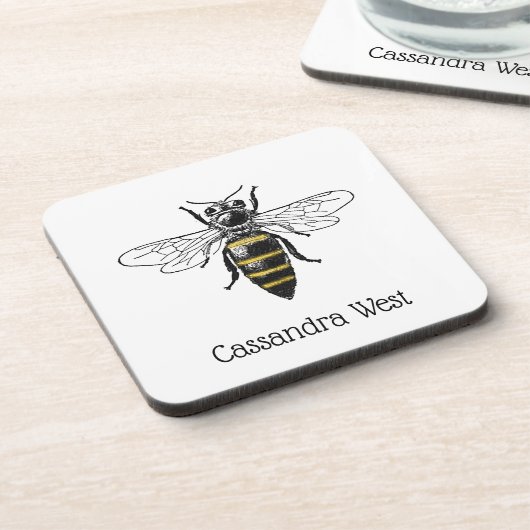 紋章名門私立校風のヴィンテージビー#2コート・オブ・アームズC コースター (左側)