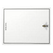 紋章名門私立校風のヴィンテージビー#2コート・オブ・アームズC ノートパッド (正面)