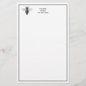 紋章名門私立校風のヴィンテージビー#2コート・オブ・アームズC 便箋 (正面)